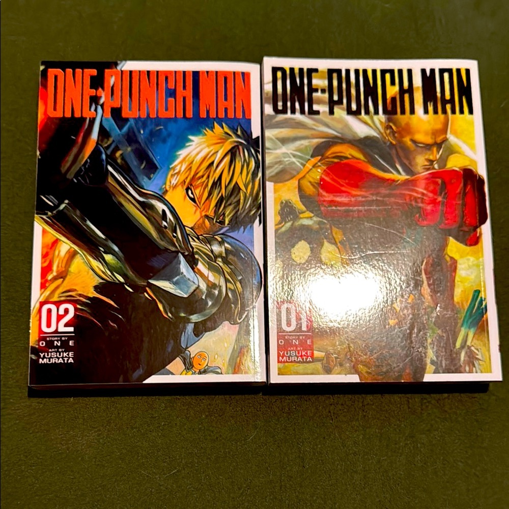 One Punch Man Manga Volumes 1 and 2
